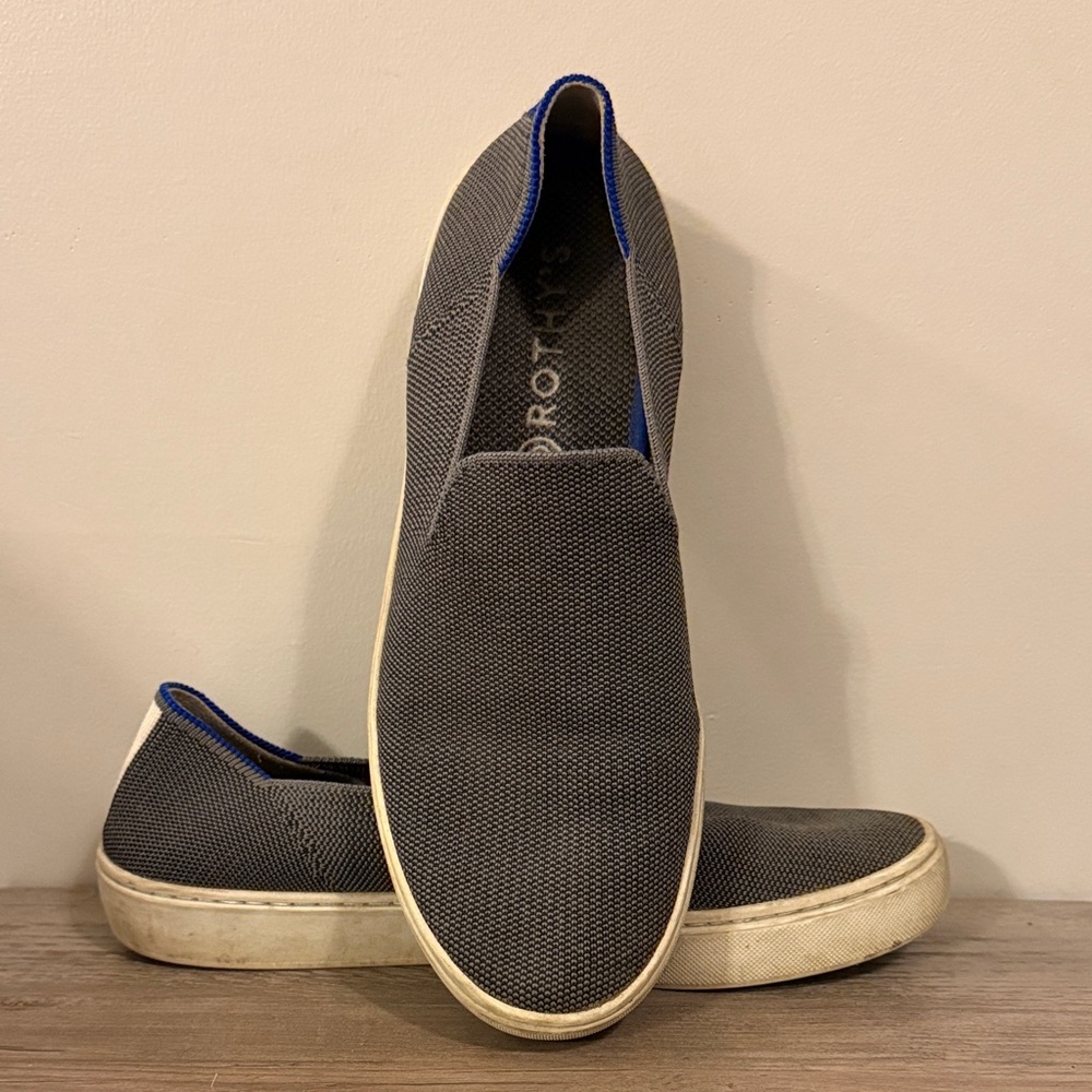 Rothy’s Gray Slip-On Shoes Loafers 9.5